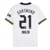 Fotbalové Dres Borussia Dortmund Donyell Malen #21 Alternativní 2024-25 Krátký Rukáv